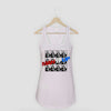 MANTFUP Woman's Racerback Tank - Uncle Sam